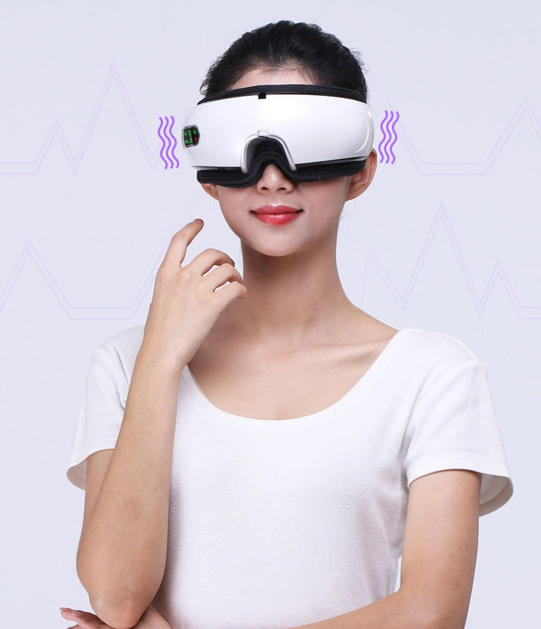 Smart Heated Eye Massager — Air Pressure, Vibration & Heat Therapy