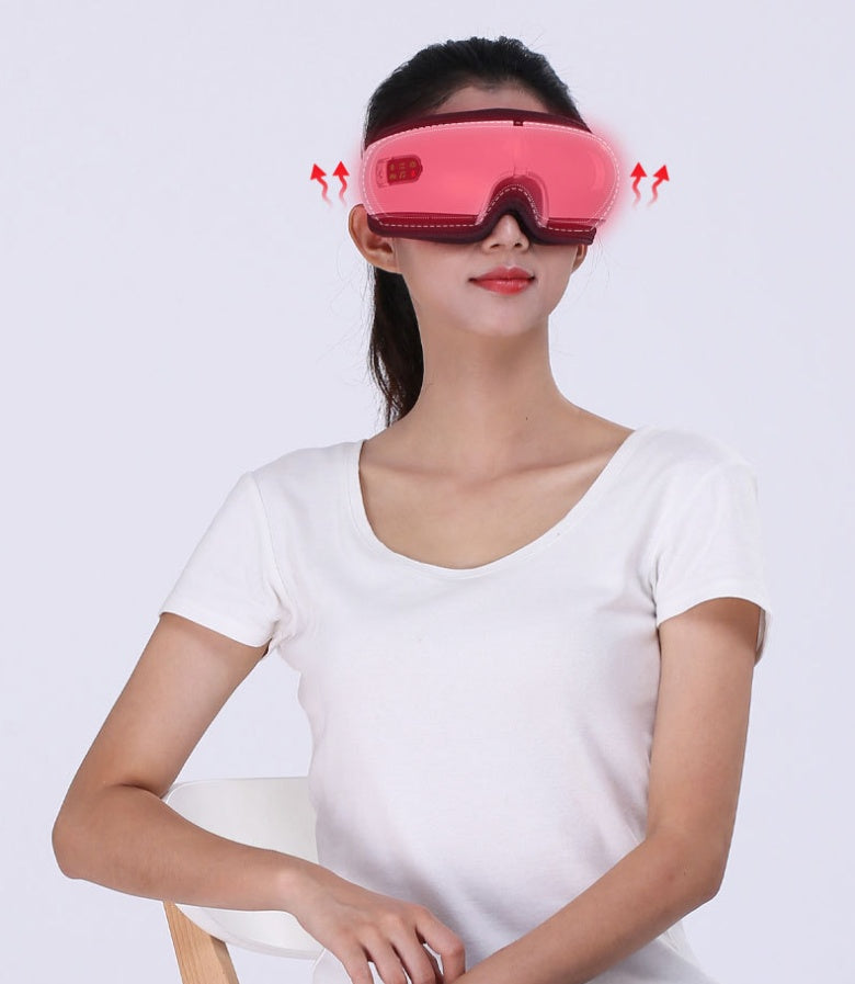 Smart Heated Eye Massager — Air Pressure, Vibration & Heat Therapy