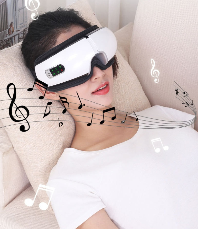 Smart Heated Eye Massager — Air Pressure, Vibration & Heat Therapy