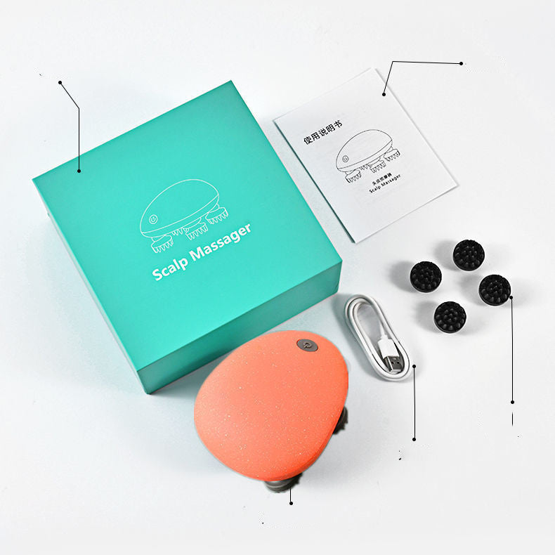 Smart Automatic Scalp Massager — Instant Stress & Tension Relief