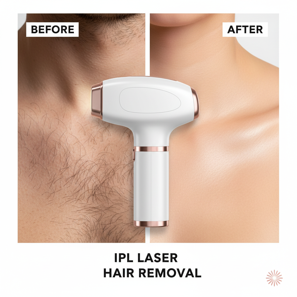 IPL Laser Hair Removal Device — Permanent Salon Results at Home