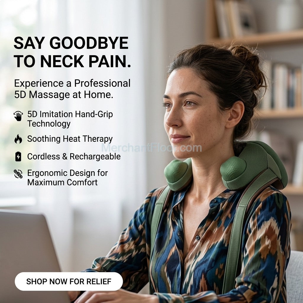 Professional Neck & Shoulder Massager — Deep Tissue Relief